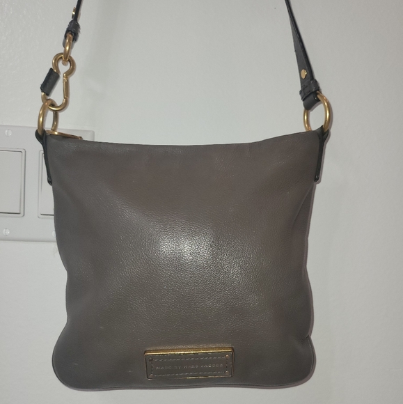 Marc by Marc Jacobs Gray Leather Crossbody Bag - Picture 4 of 16